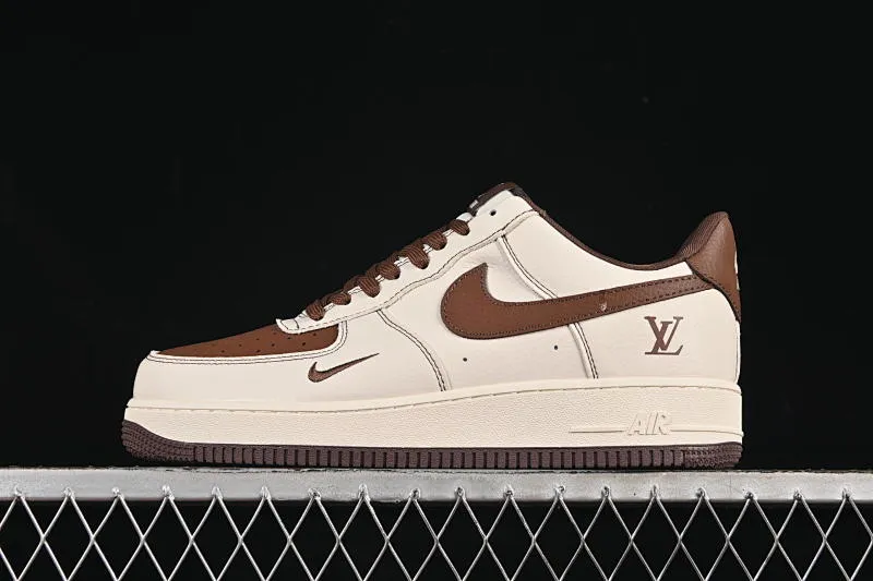 All categories Nk Air Force 1 Air Force series Nk Air Force 1 Low Air Force low-top Nike Air Force 1'07 Low LV joint chocolate hook Air Force 1 low-top casual sneakers KK1988-087